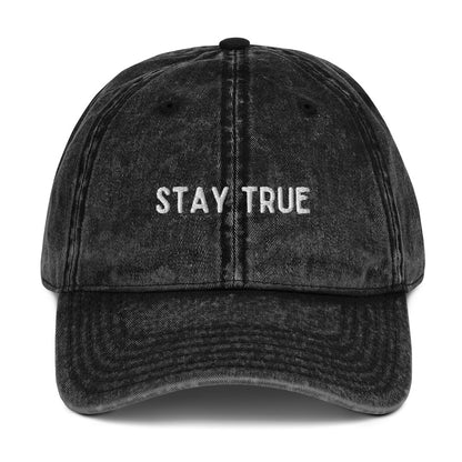 Vintage "Stay True" Cap
